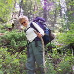 This area was so steep, Mary Ann thought we'd never get down.