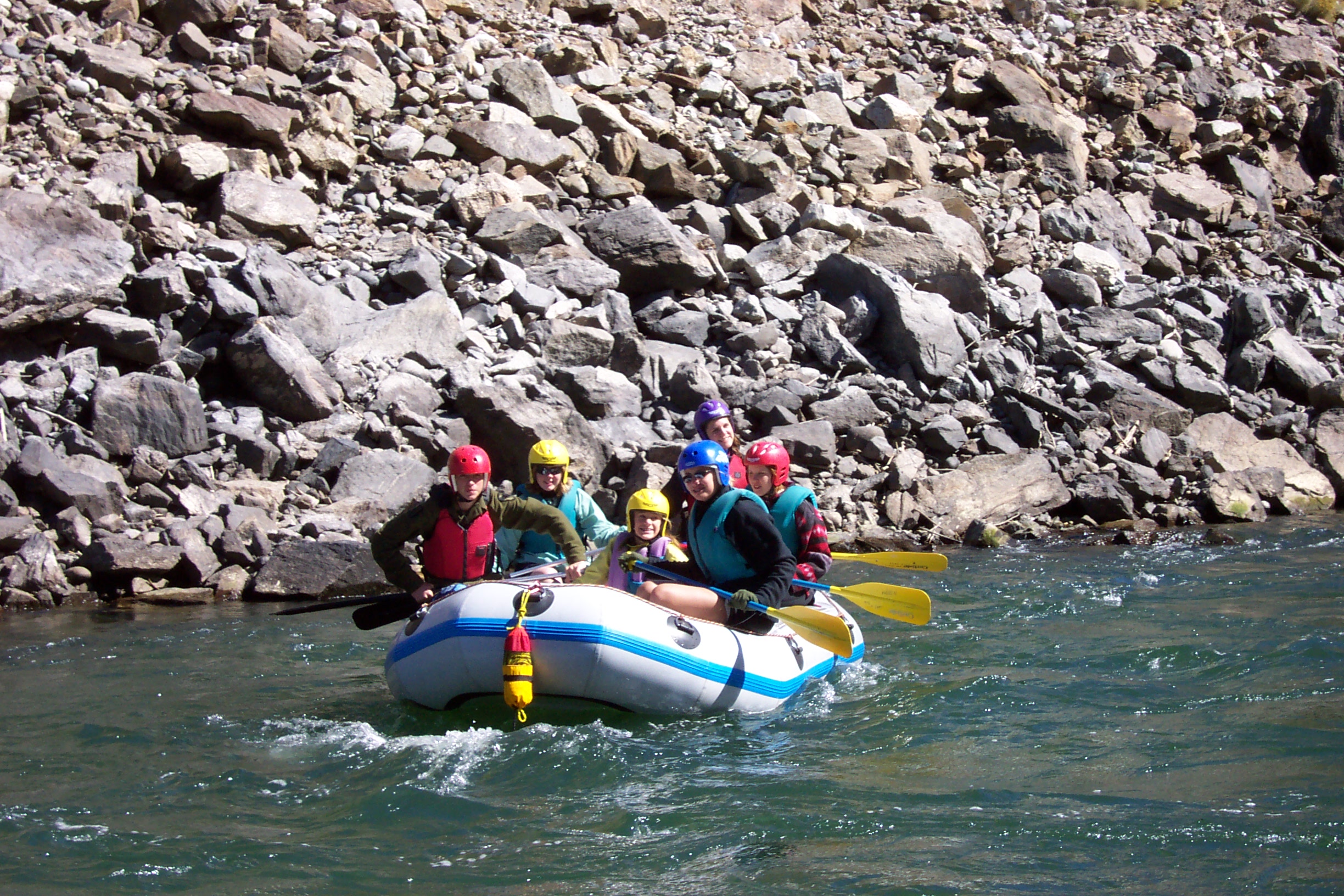 Jamie also had a super paddling crew.